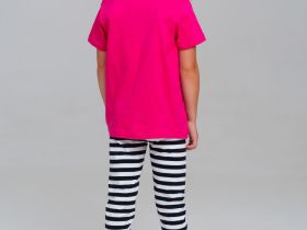 Комплект трикотажный для девочек: фуфайка (футболка), брюки (легинсы)