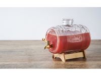 Kilner Диспенсер для напитков на подставке 1 л прозрачный Barrel Kilner