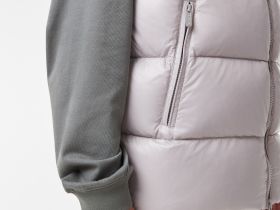 Мужская стёганая жилетка Lacoste с капюшоном