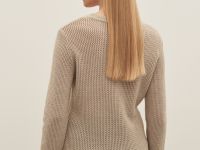 Джемпер приталенного силуэта с шерстью