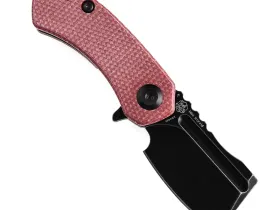 Складной нож Kansept Mini Korvid, сталь 154CM, рукоять микарта, красный