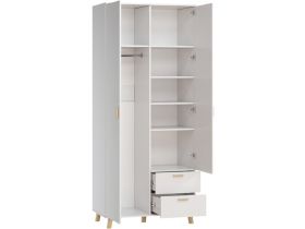 Распашной шкаф Пронто 2-90x210 Белый