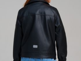 Куртка кожаная для девочек