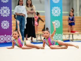 В Якутске прошли республиканские соревнования по художественной гимнастике «Юные таланты Арктики»
