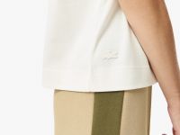 Женская футболка Lacoste свободного кроя