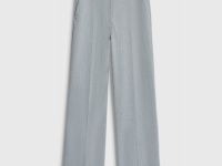 Широкие брюки из поливискозы, Серый