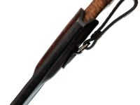 Авторский нож Ворон, сталь мозаичный дамаск, подарочная шкатулка