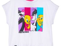 Фуфайка трикотажная для девочек (футболка)