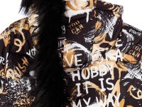 Пальто текстильное с полиуретановым покрытием для девочек