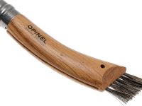 Нож грибника складной Opinel №8, нержавеющая сталь Sandvik 12C27, рукоять дуб, чехол + деревянный футляр, 001327