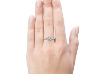 Кольцо из белого золота с бриллиантами э4001кц08189400