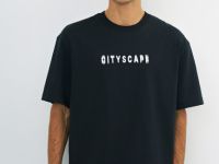 Футболка с принтом, Черный