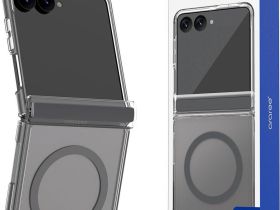 Чехол Araree Duple 360 M для Galaxy Z Flip8 прозрачный+черный