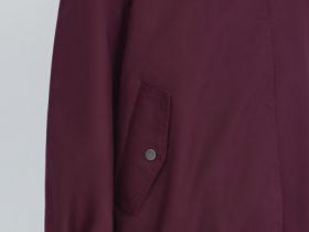 Короткая куртка с воротником-стойкой, Фиолетовый