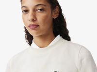 Женская флисовая толстовка Lacoste свободного кроя