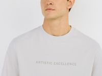 Футболка с текстовым принтом, Белый