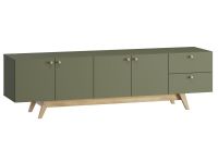 ТВ-тумба Имин 1-180x51 Оливковый