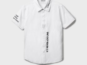 Рубашка текстильная для мальчиков (regular fit)