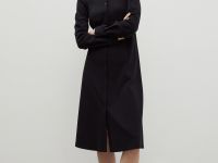 Приталенное платье-рубашка