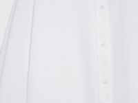 Свободная рубашка из хлопка, Белый