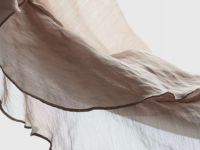 Блузка из лиоцелла с рюшами, Бежевый