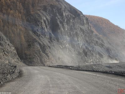 На участке трассы «Колыма» в Томпонском районе восстановили движение транспорта