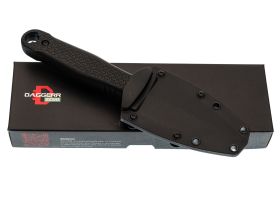 Тактический нож Daggerr Combat All Black, сталь 8Cr14MoV, рукоять FRN