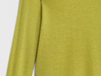 Полупрозрачный джемпер из шерсти альпака, Зеленый