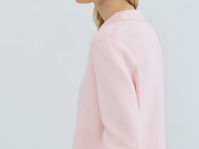 Кардиган на пуговицах, Розовый