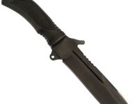 Нож выживания Тайфун, сталь У8, тактический нож, рукоять эластрон