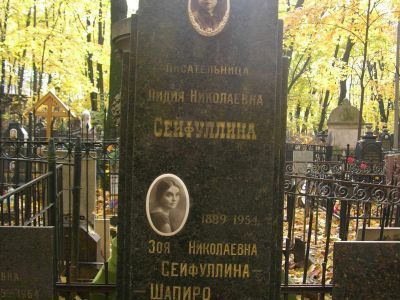 Могила Сейфуллиной Лидии Николаевны (1889-1954)