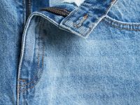 Джинсы Boyfriend с низкой посадкой, Голубой