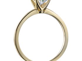 Помолвочное кольцо из желтого золота э0312кц11231157