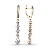 Серьги из желтого золота э0312сг04202590