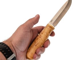 Нож Tapio, сталь 95Х18, рукоять карельская береза