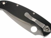 Складной нож Spyderco Resilience™, сталь 8Cr13MOV, рукоять G-10, чёрный