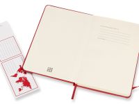 Записная книжка в линейку Moleskine "Classic" Medium 115х180 мм 240 стр., твердая обложка красная