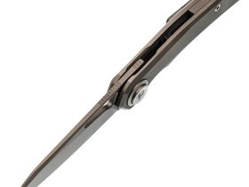 Складной нож Dr.Tech D4281G, сталь M390, рукоять TC4, серый