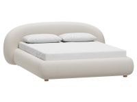 Кровать Суна 160 Букле Молочный