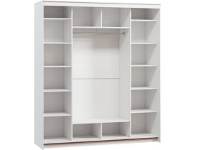 Шкаф-купе Тебар 4-200x230 Белый без зеркал