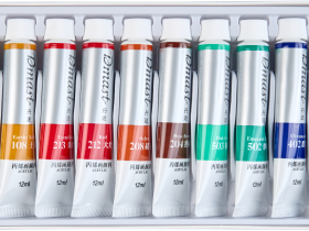 Набор акриловых красок Dmast 12 туб по 12 мл в картонной упаковке