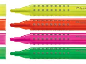 Текстовыделитель Faber-castell "GRIP 1543" оранжевый