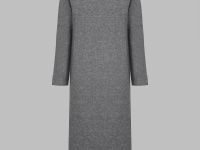 Вязаное платье полуприлегающего силуэта