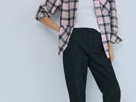 Джинсы Mom с высокой посадкой, Черный