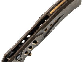 Складной нож WE Knife Zentron, сталь M390, рукоять титан