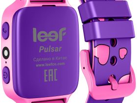 Умные часы Leef Pulsar Розовые / Фиолетовые