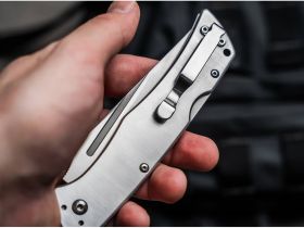 Складной нож Boker MEK, сталь Nitro-V, рукоять сталь