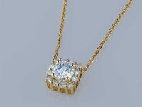 Классическая подвеска из желтого золота э0312пд12200951_white