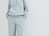 Флисовое худи, Серый