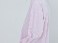 Свободная рубашка из хлопка Оксфорд, Розовый